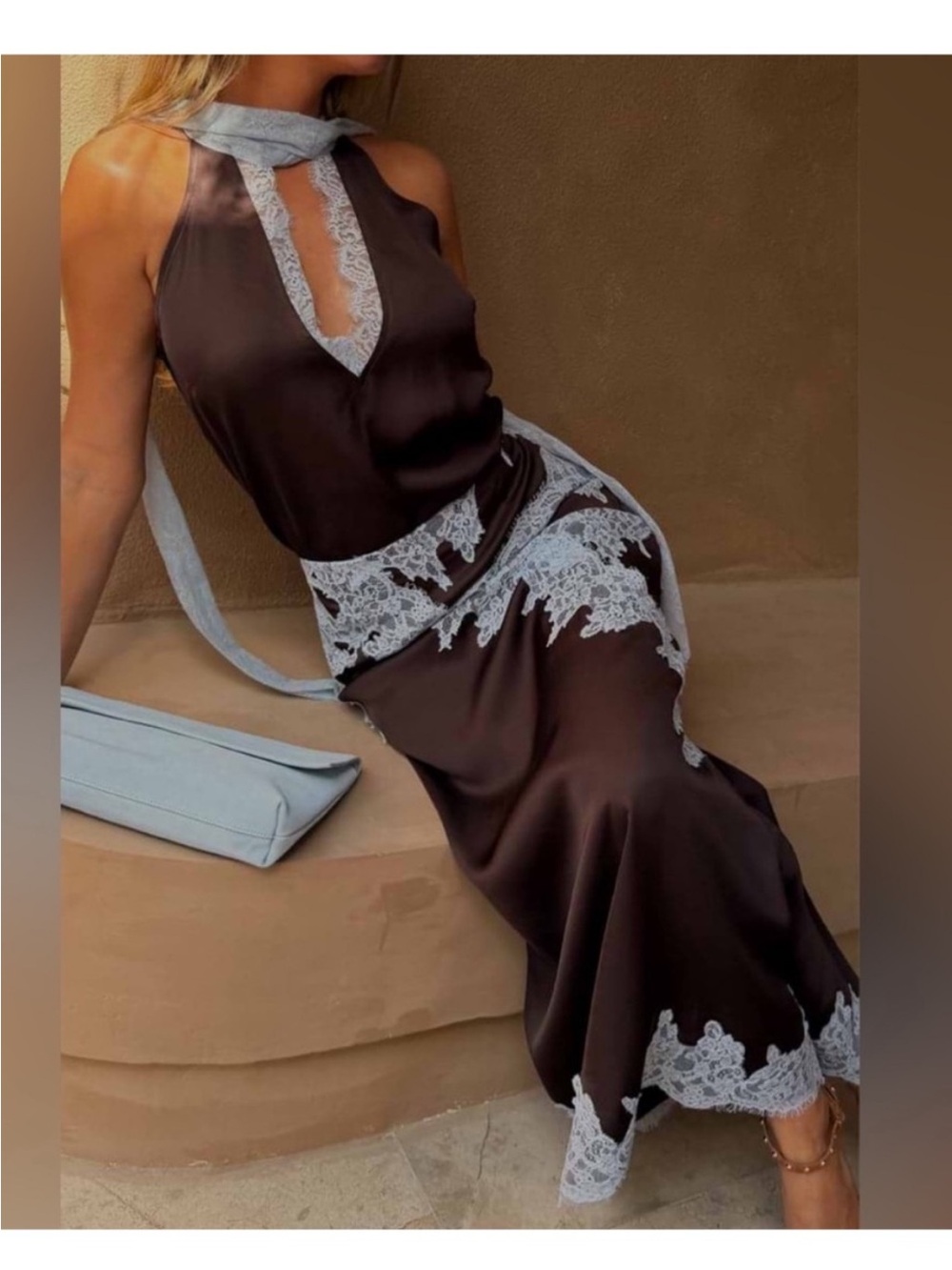 NWT Never Fully Dress Chocolate Melanie Skirt in Brown - Picture 5 of 12